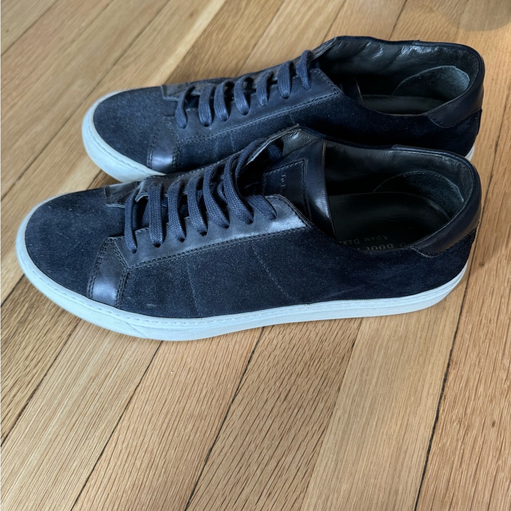 To Boot New York Navy Suede Shoes